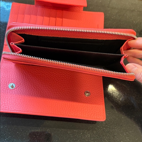 All Saints Coral Leather Women's wallet - Picture 4 of 6